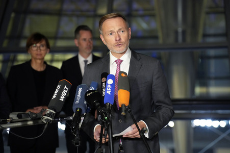 Fraktionssitzung und Pressestatement der FDP zum Ampel-Aus in Berlin