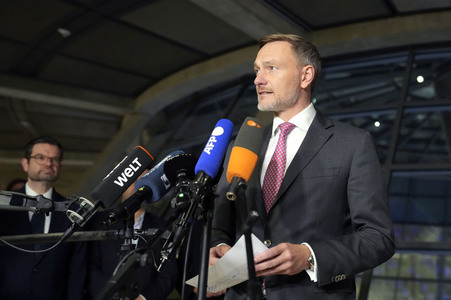 Fraktionssitzung und Pressestatement der FDP zum Ampel-Aus in Berlin