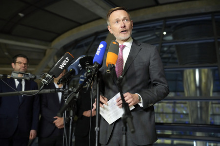 Fraktionssitzung und Pressestatement der FDP zum Ampel-Aus in Berlin