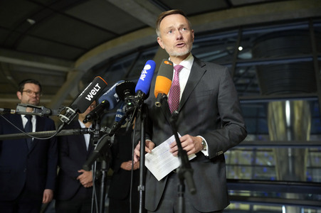 Fraktionssitzung und Pressestatement der FDP zum Ampel-Aus in Berlin