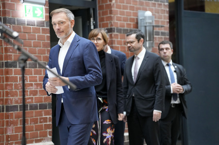 Presseskonferenz der FDP zum Ampel-Aus in Berlin