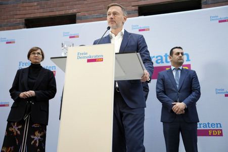 Presseskonferenz der FDP zum Ampel-Aus in Berlin