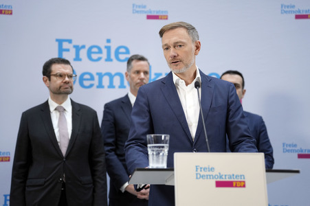 Presseskonferenz der FDP zum Ampel-Aus in Berlin