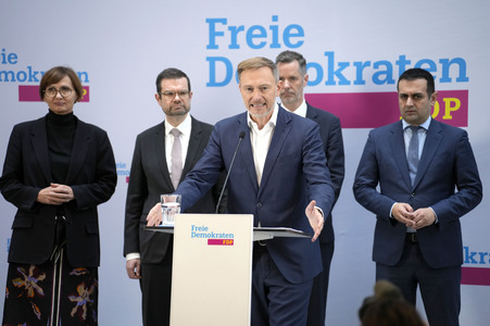 Presseskonferenz der FDP zum Ampel-Aus in Berlin