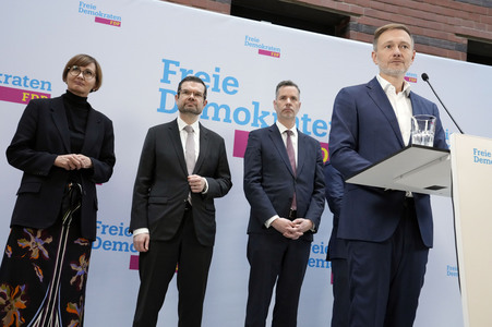 Presseskonferenz der FDP zum Ampel-Aus in Berlin