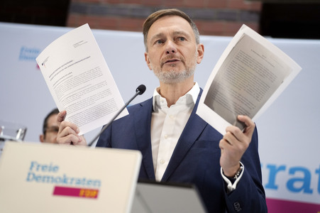 Presseskonferenz der FDP zum Ampel-Aus in Berlin