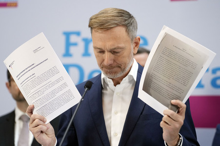 Presseskonferenz der FDP zum Ampel-Aus in Berlin