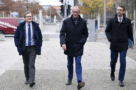 Friedrich Merz im Kanzleramt in Berlin