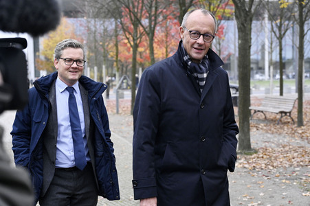 Friedrich Merz im Kanzleramt in Berlin