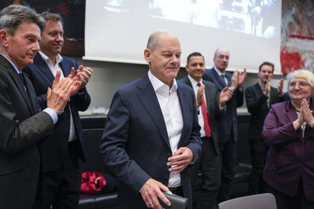 Fraktionssitzung der SPD zum Ampel-Aus in Berlin