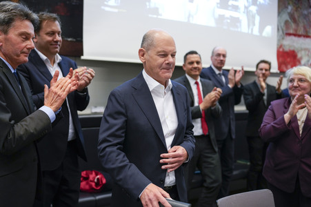 Fraktionssitzung der SPD zum Ampel-Aus in Berlin