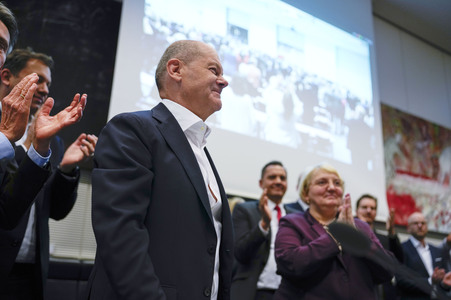 Fraktionssitzung der SPD zum Ampel-Aus in Berlin