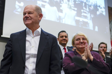 Fraktionssitzung der SPD zum Ampel-Aus in Berlin