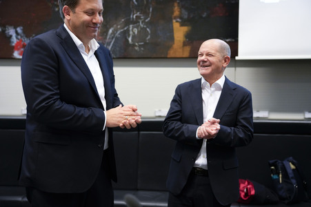 Fraktionssitzung der SPD zum Ampel-Aus in Berlin