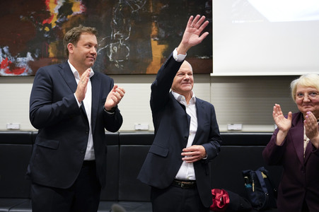 Fraktionssitzung der SPD zum Ampel-Aus in Berlin