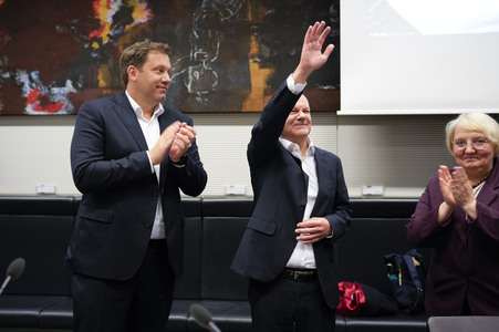 Fraktionssitzung der SPD zum Ampel-Aus in Berlin