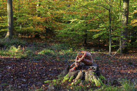 NATURE ART: Herbstlaub / Autumn Leaves Bodypainting