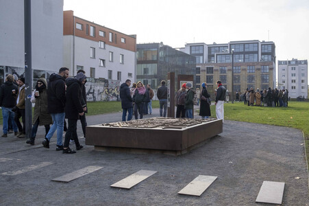 35. Jahrestag der Öffnung Berliner Mauer in Berlin