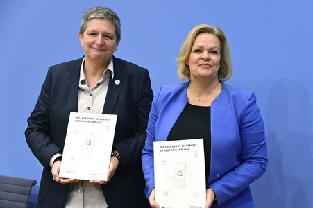 Bundespressekonferenz zur Vorstellung des BSI-Lageberichts 2024 in Berlin