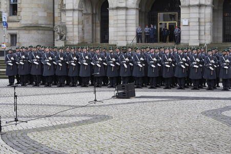 Feierliches Gelöbnis in Hannover