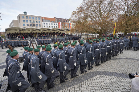 Feierliches Gelöbnis in Hannover