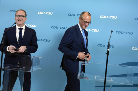 Fraktionssitzung der CDU/CSU-Bundestagsfraktion in Berlin