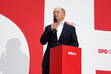 Pressekonferenz der SPD nach den Gremiensitzungen in Berlin