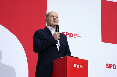 Pressekonferenz der SPD nach den Gremiensitzungen in Berlin