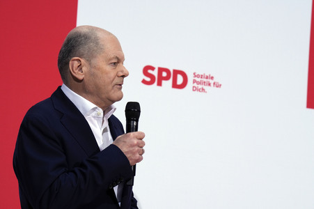 Pressekonferenz der SPD nach den Gremiensitzungen in Berlin