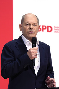 Pressekonferenz der SPD nach den Gremiensitzungen in Berlin