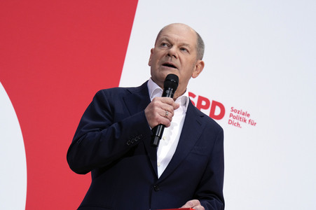 Pressekonferenz der SPD nach den Gremiensitzungen in Berlin