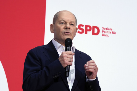 Pressekonferenz der SPD nach den Gremiensitzungen in Berlin