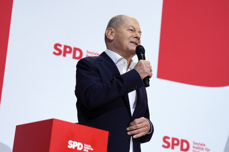 Pressekonferenz der SPD nach den Gremiensitzungen in Berlin