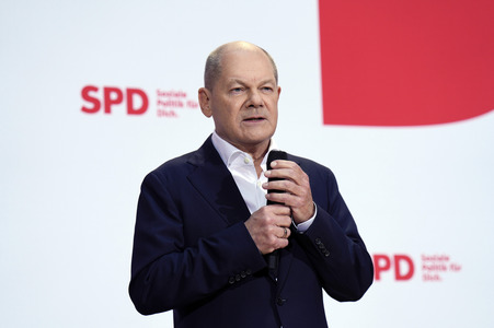 Pressekonferenz der SPD nach den Gremiensitzungen in Berlin