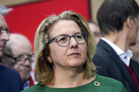 Pressekonferenz der SPD nach den Gremiensitzungen in Berlin