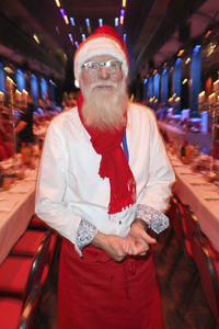 Charity-Weihnachtsfeier für Obdachlose in Hamburg