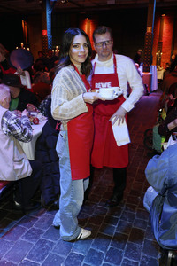 Charity-Weihnachtsfeier für Obdachlose in Hamburg