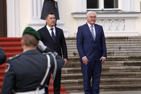 Begrüßung des Präsidenten der Kirgisischen Republik in Berlin