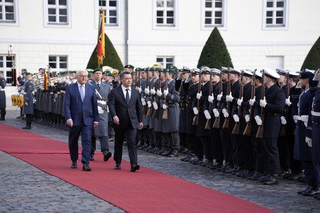 Begrüßung des Präsidenten der Kirgisischen Republik in Berlin