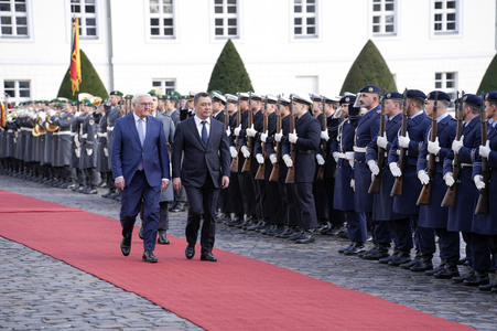 Begrüßung des Präsidenten der Kirgisischen Republik in Berlin