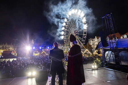 Eröffnung des Weihnachtsmarktes 2024 in Erfurt