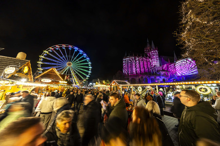 Eröffnung des Weihnachtsmarktes 2024 in Erfurt