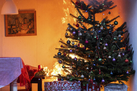 Feuerwehrübung in Berlin