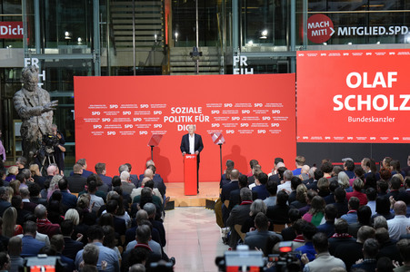 Auftakt zum Bundestagswahlkampf der SPD in Berlin