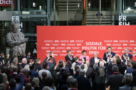 Auftakt zum Bundestagswahlkampf der SPD in Berlin