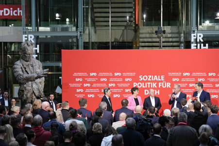 Auftakt zum Bundestagswahlkampf der SPD in Berlin