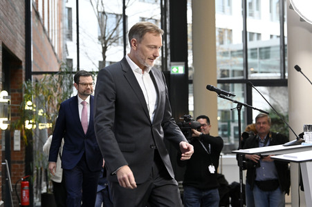 Presseskonferenz der FDP zur Vorstellung des neuen Generalsekretärs Marco Buschmann in Berlin