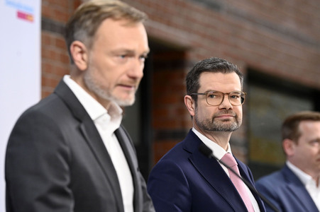 Presseskonferenz der FDP zur Vorstellung des neuen Generalsekretärs Marco Buschmann in Berlin
