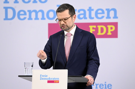 Presseskonferenz der FDP zur Vorstellung des neuen Generalsekretärs Marco Buschmann in Berlin