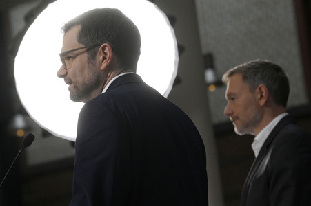 Presseskonferenz der FDP zur Vorstellung des neuen Generalsekretärs Marco Buschmann in Berlin